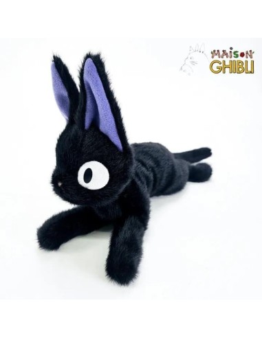 KIKI LA PETITE SORCIERE - Jiji allongé - Peluche Funwari 24cm 