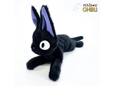 KIKI LA PETITE SORCIERE - Jiji allongé - Peluche Funwari 24cm 