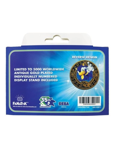 SONIC - 35ème Anniv. - Pièce Edition Limitée 