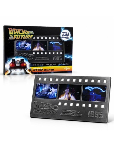 RETOUR VERS LE FUTUR - Bande de film Métallique de Collection 