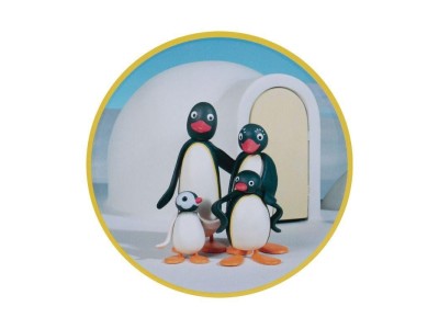 PINGU - 4 Dessous de Verres Gravés en Métal 