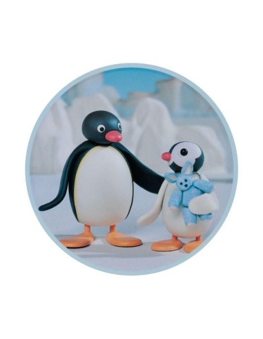 PINGU - 4 Dessous de Verres Gravés en Métal 