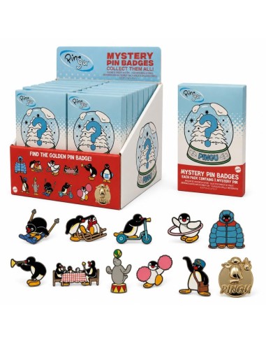 PINGU - Mystery Box de 12 Pin's 