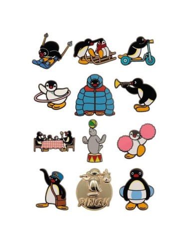 PINGU - Mystery Box de 12 Pin's 