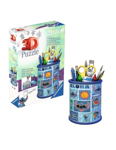 DISNEY - Stitch - Puzzle 3D - Pot à Crayons 54p 