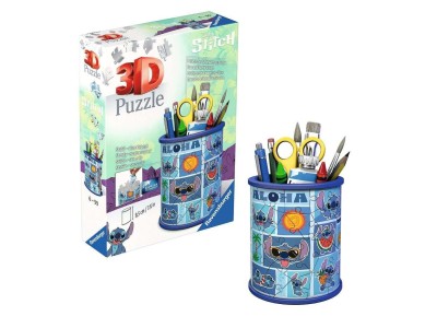 DISNEY - Stitch - Puzzle 3D - Pot à Crayons 54p 