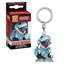 YU-GI-OH - Pocket Pop Keychains - Dragon Toon aux Yeux Bleus (Attack)