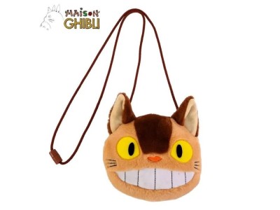 MON VOISIN TOTORO - Chatbus - Sacoche peluche à cordon 