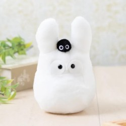 MON VOISIN TOTORO - Totoro Blanc - Peluche Beanbag 15cm 