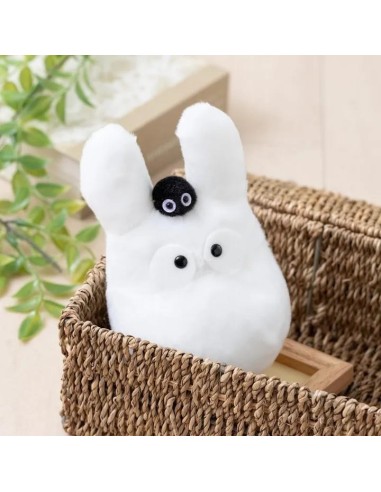 MON VOISIN TOTORO - Totoro Blanc - Peluche Beanbag 15cm 