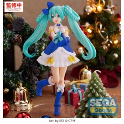 HATSUNE MIKU - Saphire Christmas - Figurine High Premium 21cm  2