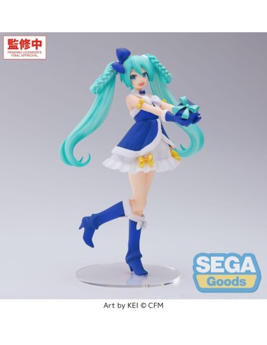 HATSUNE MIKU - Saphire Christmas - Figurine High Premium 21cm 