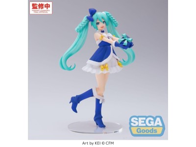 HATSUNE MIKU - Saphire Christmas - Figurine High Premium 21cm 