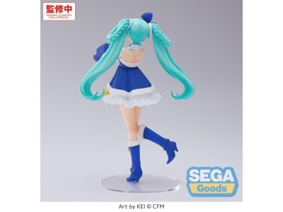 HATSUNE MIKU - Saphire Christmas - Figurine High Premium 21cm 