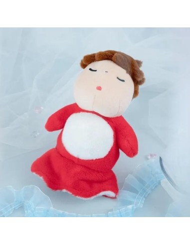 PONYO SUR LA FALAISE - Ponyo allongé - Peluche Nakayoshi 21cm 