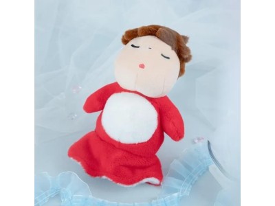 PONYO SUR LA FALAISE - Ponyo allongé - Peluche Nakayoshi 21cm 