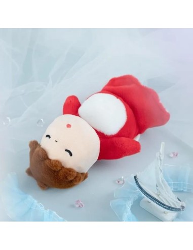 PONYO SUR LA FALAISE - Ponyo allongé - Peluche Nakayoshi 21cm 