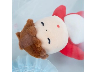 PONYO SUR LA FALAISE - Ponyo allongé - Peluche Nakayoshi 21cm 