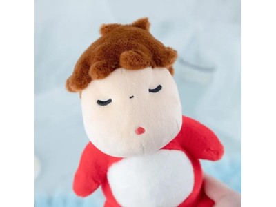 PONYO SUR LA FALAISE - Ponyo allongé - Peluche Nakayoshi 21cm 