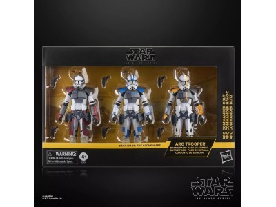 STAR WARS - Arc Trooper - Pack de Combat 3 Figurine Black Series 15cm 