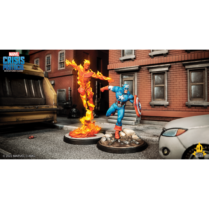 Captain America & The Original Human Torch...