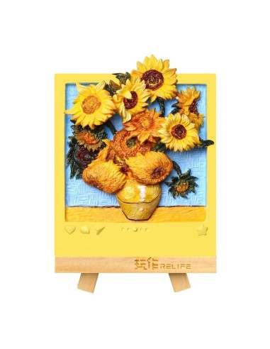 MAGNET DIY - Tournesols - Aimant à peindre en 3D DIY 