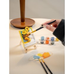 MAGNET DIY - Tournesols - Aimant à peindre en 3D DIY  2
