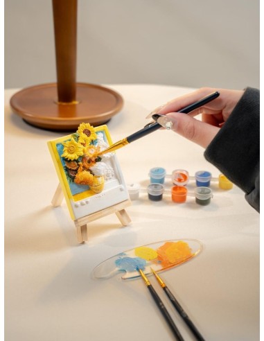 MAGNET DIY - Tournesols - Aimant à peindre en 3D DIY 