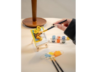 MAGNET DIY - Tournesols - Aimant à peindre en 3D DIY 