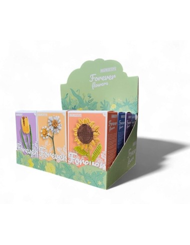 FOREVER FLOWERS - Bricks Flowers - Display 12pcs 