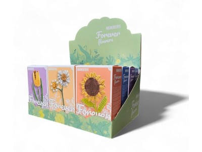 FOREVER FLOWERS - Bricks Flowers - Display 12pcs 
