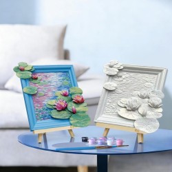 MAGNET DIY - Nénuphars - Aimant à peindre en 3D DIY  2