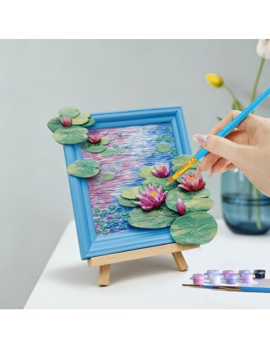 MAGNET DIY - Nénuphars - Aimant à peindre en 3D DIY 