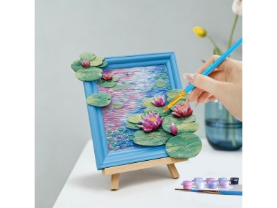 MAGNET DIY - Nénuphars - Aimant à peindre en 3D DIY 