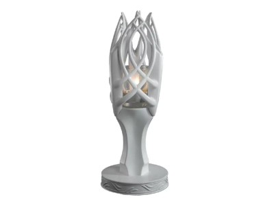 LE SEIGNEUR DES ANNEAUX - Baton de Gandalf le Blanc - Bougeoir 23cm 