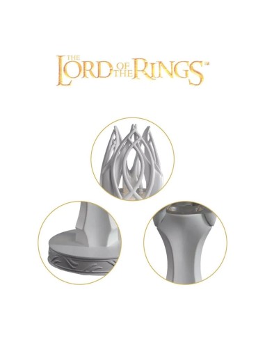 LE SEIGNEUR DES ANNEAUX - Baton de Gandalf le Blanc - Bougeoir 23cm 