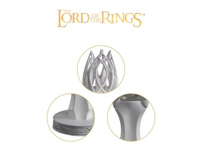 LE SEIGNEUR DES ANNEAUX - Baton de Gandalf le Blanc - Bougeoir 23cm 
