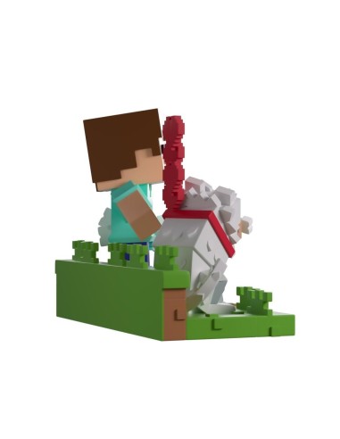 MINECRAFT - Domestiquer un loup - Figurine Youtooz 13cm 