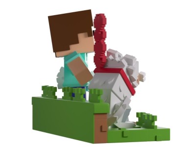 MINECRAFT - Domestiquer un loup - Figurine Youtooz 13cm 