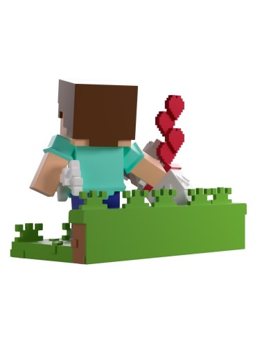 MINECRAFT - Domestiquer un loup - Figurine Youtooz 13cm 
