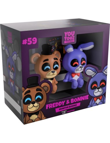 FIVE NIGHTS AT FREDDY'S - Freddy & Bonnie - Monitor Buddiez 6cm 