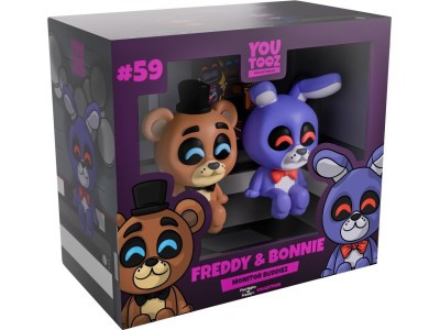 FIVE NIGHTS AT FREDDY'S - Freddy & Bonnie - Monitor Buddiez 6cm 