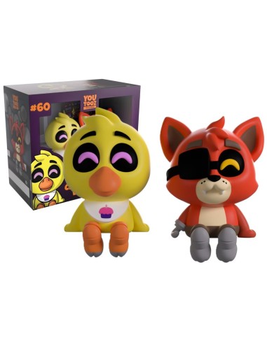 FIVE NIGHTS AT FREDDY'S - Chica & Foxy - Monitor Buddiez 6cm 