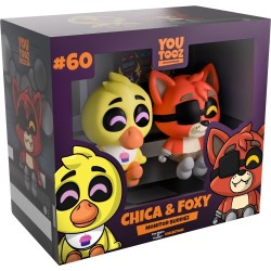 FIVE NIGHTS AT FREDDY'S - Chica & Foxy - Monitor Buddiez 6cm  2