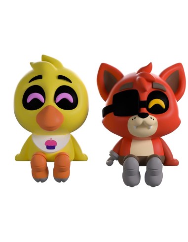 FIVE NIGHTS AT FREDDY'S - Chica & Foxy - Monitor Buddiez 6cm 