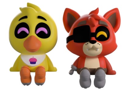 FIVE NIGHTS AT FREDDY'S - Chica & Foxy - Monitor Buddiez 6cm 