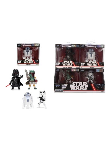 STAR WARS - Display de Figurines 6cm - 4 Modèles - 12pc - Wave 1 
