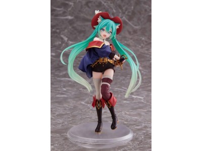 HATSUNE MIKU - Miku "Puss in Boots" - Statuette Wonderland 18cm 