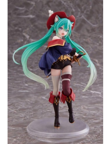HATSUNE MIKU - Miku "Puss in Boots" - Statuette Wonderland 18cm 