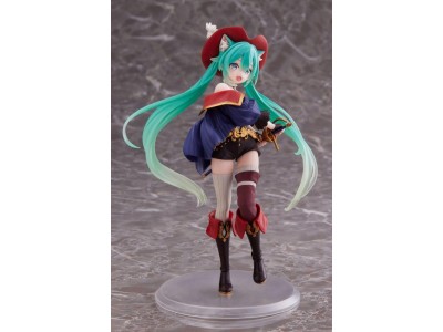 HATSUNE MIKU - Miku "Puss in Boots" - Statuette Wonderland 18cm 